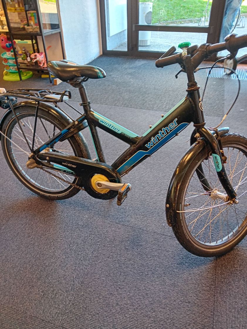 Winter bærnecykel